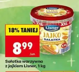 Biedronka Sałatka warzywna z jajkiem Lisner, 1 kg oferta