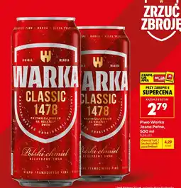 Biedronka Piwo Warka Classic 1478 oferta