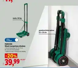 Lidl PARKSIDE Wózek transportowy składany oferta