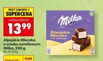 Alpejskie Mleczko o smaku waniliowym Milka 330 g