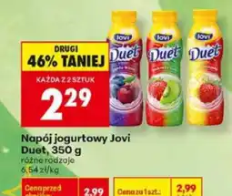 Biedronka Napój Jogurtowy Jovi Duet 350 g oferta