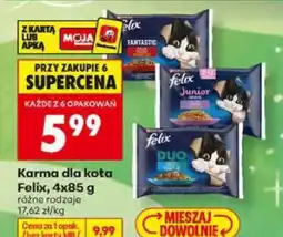 Biedronka Karma dla kota Felix, 4x85 g oferta