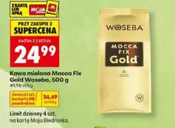 Biedronka Kawa mielona Mocca Fix Gold Woseba 500 g oferta