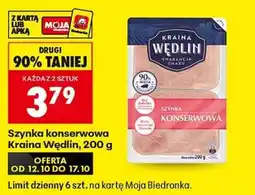 Biedronka Szynka konserwowa Kraina Wędlin , 200 g oferta