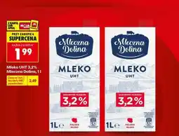 Biedronka Mleko UHT 3,2% Mleczna Dolina, 1l oferta