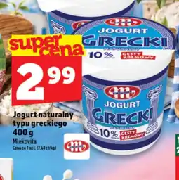 Topaz Express Jogurt naturalny typu greckiego Mlekovita oferta