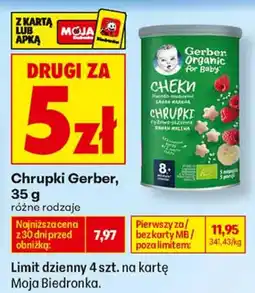 Biedronka Chrupki Gerber oferta