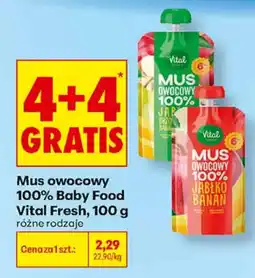 Biedronka Mus owocowy Vital Fresh oferta