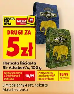 Biedronka Herbata liściasta Sir Adalbert's oferta