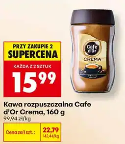 Biedronka Kawa rozpuszczalna Cafe d'Or Crema oferta