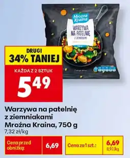 Biedronka Warzywa na patelnię z ziemniakami Mroźna Kraina oferta