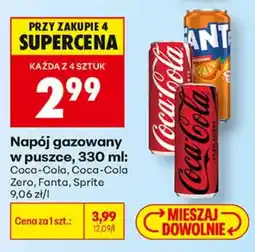 Biedronka Napój gazowany w puszcze oferta