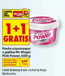 Biedronka Pasta czyszcząca Mr Magic Pink Power oferta
