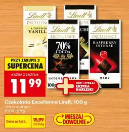 Biedronka Czekolada Excellence Lindt oferta