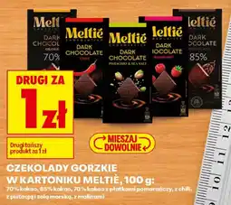 Biedronka Czekolady gorzkie w kartoniku Meltiè oferta