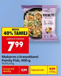Biedronka Makaron z krewetkami Family Fish oferta