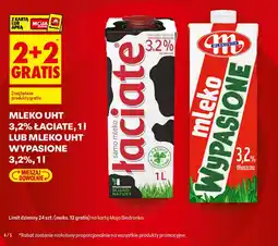 Biedronka Mleko UHT Łaciate oferta