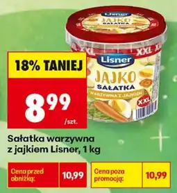 Biedronka Sałatka warzywna z jajkiem Lisner oferta