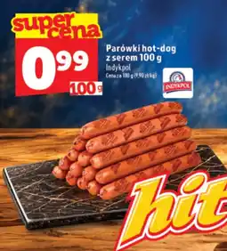 Topaz Express Parówki hot-dog z serem Indykpol oferta