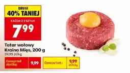 Biedronka Tatar wołowy Kraina Mięs oferta