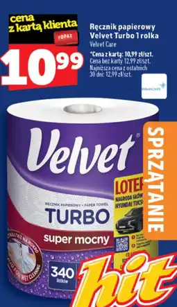 Topaz Express Ręcznik papierowy Velvet Turbo oferta