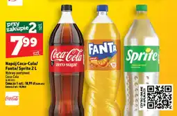Topaz Express Napój Coca-Cola/Fanta/Sprite 2 L oferta