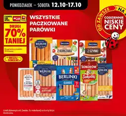 Biedronka Parówki z szynki Kraina Wędlin oferta
