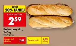 Biedronka Bułka paryska oferta