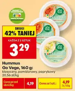 Biedronka Hummus Go Vege oferta