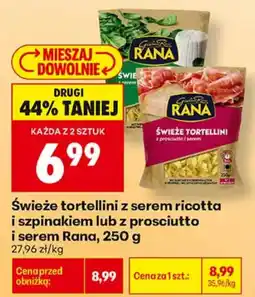 Biedronka Świeże tortellini z serem Rana oferta