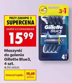 Biedronka Maszynki do golenia Gillette Blue3 oferta
