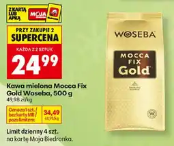 Biedronka Kawa mielona Mocca Fix Gold Woseba oferta