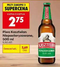 Biedronka Piwo Kasztelan Niepasteryzowane oferta