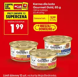 Biedronka Karma dla kota Gourmet Gold oferta