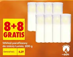 Biedronka Wk艂ad parafinowy do zniczy Lumia oferta
