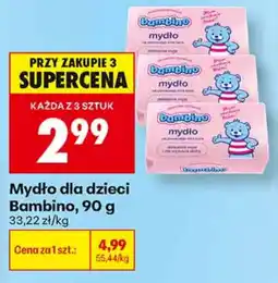 Biedronka Mydło dla dzieci Bambino oferta
