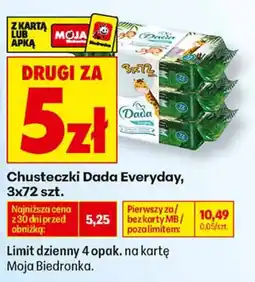 Biedronka Chusteczki Dada Everyday oferta