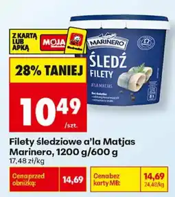 Biedronka Filety śledziowe a'la Matjas Marinero oferta