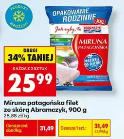 Biedronka Miruna Patagońska filet ze skórą Abramczyk oferta