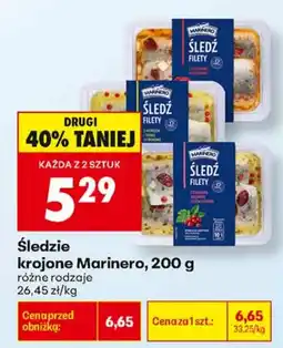 Biedronka Śledzie krojone Marinero oferta