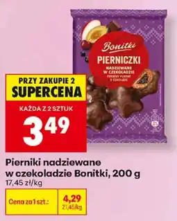 Biedronka Pierniki nadziewane w czekoladzie Bonitki oferta