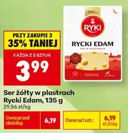 Biedronka Ser żółty Rycki Edam oferta