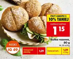Biedronka Bułka razowa oferta