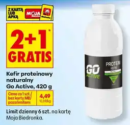 Biedronka Kefir proteinowy naturalny Go Active oferta