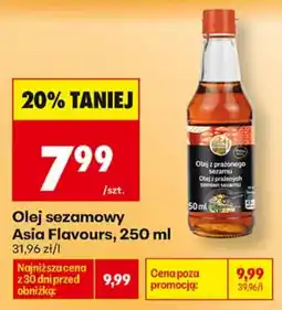 Biedronka Olej sezamowy Asia Flavours oferta