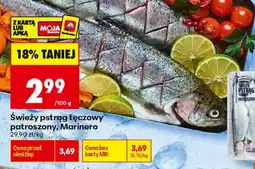 Biedronka Świeży pstrąg tęczowy patroszony, Marinero oferta