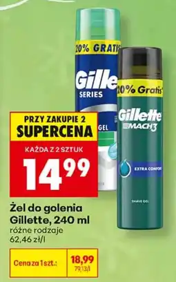 Biedronka Żel do golenia Gillette oferta