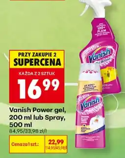 Biedronka Vanish Power gel oferta