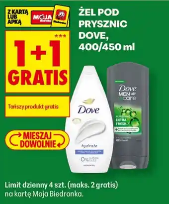 Biedronka Żel pod prysznic Dove oferta