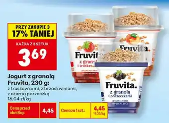 Jogurt z granolą Fruvita